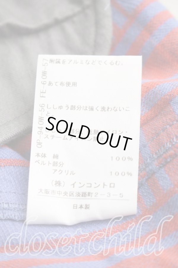 画像5: ヴィヴィアンウエストウッド 中古 / オールインワン 00(ワンサイズ) 赤ｘ青  H-26-05-03-008-pa-OD-ZH (5)