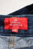 画像3: ヴィヴィアンウエストウッド 中古 / オーブ刺繍デニム 02（9号相当） インディゴ  H-26-05-03-009-pa-OD-ZH (3)