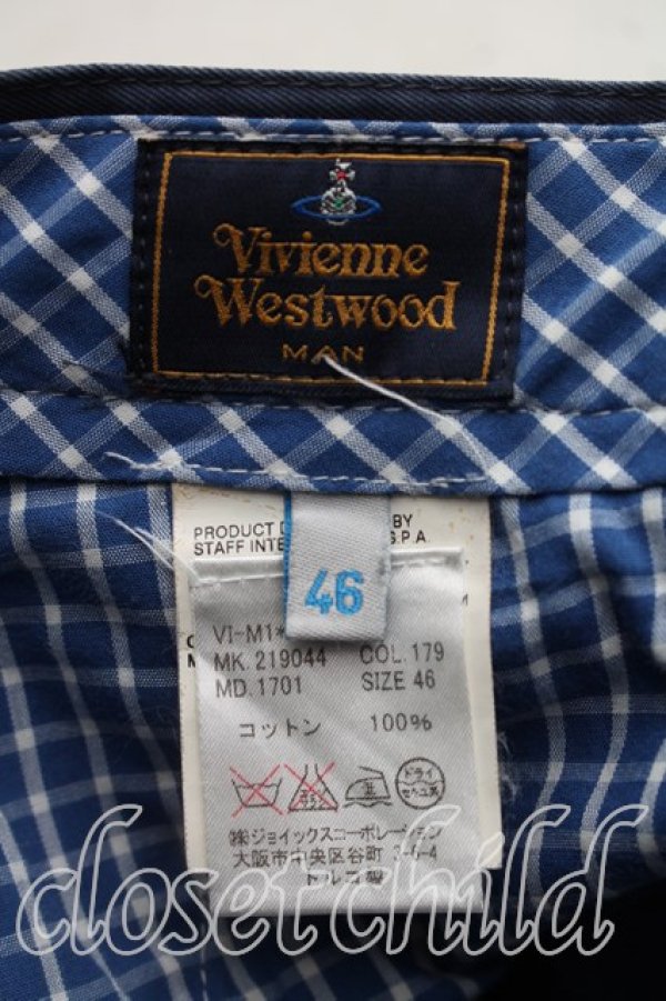 画像3: ヴィヴィアンウエストウッド MAN 中古 / チノパン 46（メンズM相当） 紺  H-26-05-03-010-pa-OD-ZH (3)
