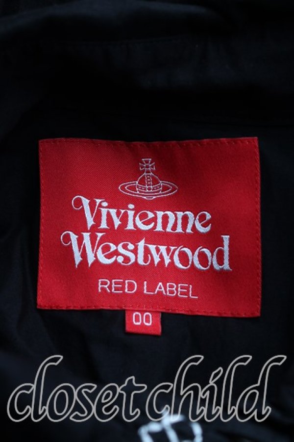 画像3: ヴィヴィアンウエストウッド 中古 / コットンローススモッキングシャツ 00（ワンサイズ） 黒  H-26-05-03-013-bl-OD-ZH (3)