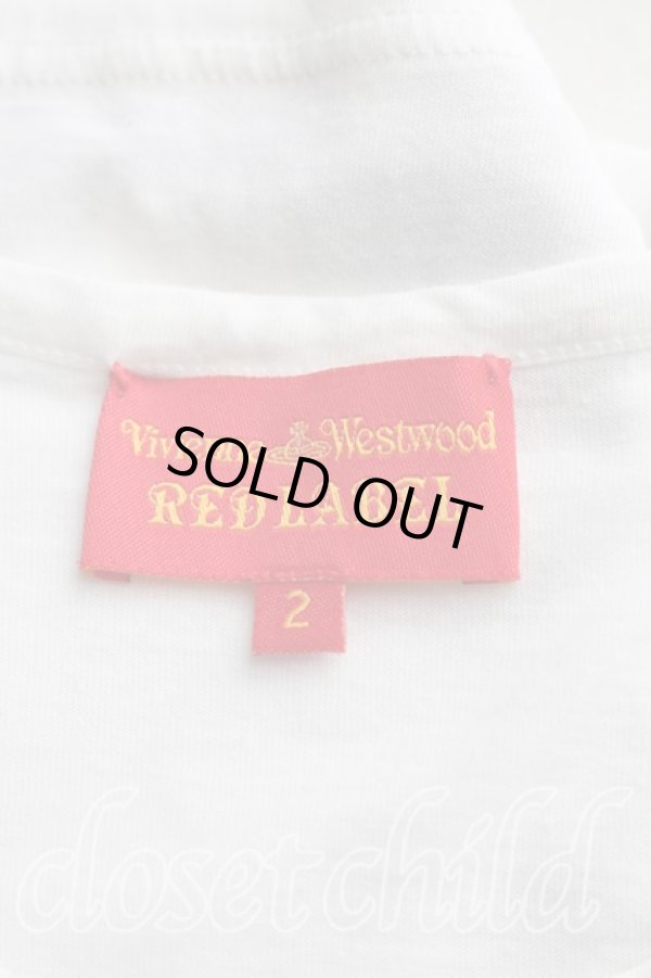 画像3: ヴィヴィアンウエストウッド 中古 / DRESSING UP　Tシャツ 2（9号相当） 白  H-26-05-10-024-ts-OD-ZH (3)