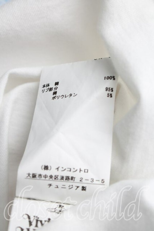 画像5: ヴィヴィアンウエストウッド 中古 / テディPERU　Tシャツ S 白  H-26-05-10-025-ts-OD-ZH (5)