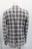 画像2: ヴィヴィアンウエストウッド MAN 中古 / タータンチェックシングルジャケット 46（メンズM相当） オレンジ×紺×灰  H-26-05-10-003-jc-OD-ZH (2)