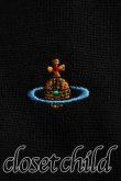 画像6: ヴィヴィアンウエストウッド 中古 / カラーオーブ刺繍ニット S 黒  H-26-05-10-031-to-OD-ZH (6)