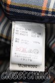 画像4: ヴィヴィアンウエストウッド MAN 中古 / タータンチェックシングルジャケット 46（メンズM相当） オレンジ×紺×灰  H-26-05-10-003-jc-OD-ZH (4)