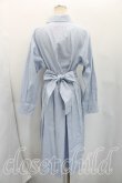 画像2: ヴィヴィアンウエストウッド 中古 / オーガニックコットンワッシャーウエストギャザーAラインシャツワンピース 00（ワンサイズ） 青  H-26-05-10-004-op-OD-ZH (2)