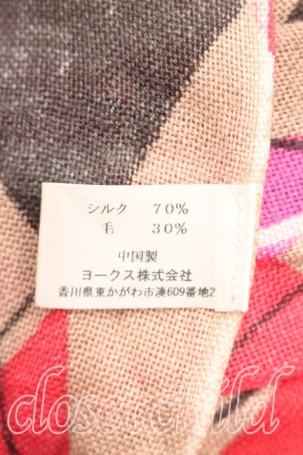 画像2: ヴィヴィアンウエストウッド 中古 / ハーレクインストール  赤×ベージュ  H-26-05-10-042-gd-OD-ZH (2)