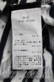 画像4: ANGLOMANIA 中古 / フラワーptボーダーカットソーワンピース S 黒×白  H-26-05-10-005-op-OD-ZH (4)