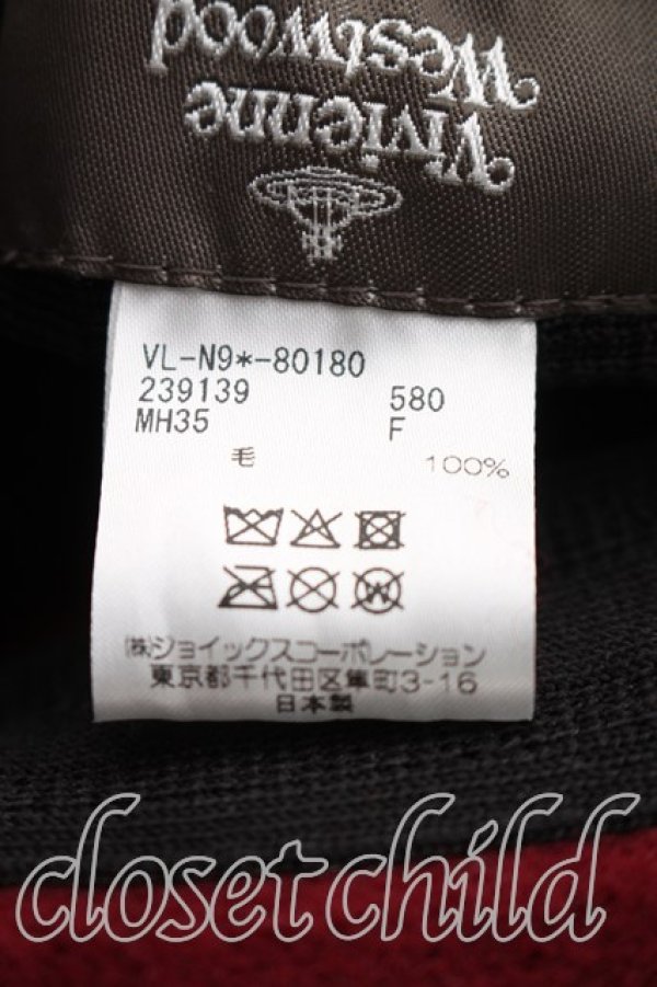 画像5: ヴィヴィアンウエストウッド MAN 中古 / ロンドンベレー帽  ボルドー  H-26-05-10-057-ha-OD-ZH (5)
