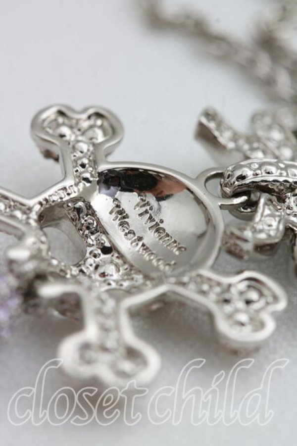 画像5: ヴィヴィアンウエストウッド 中古 / Faustine Skull Pendant  シルバー  H-26-05-10-063-nl-OD-ZH (5)