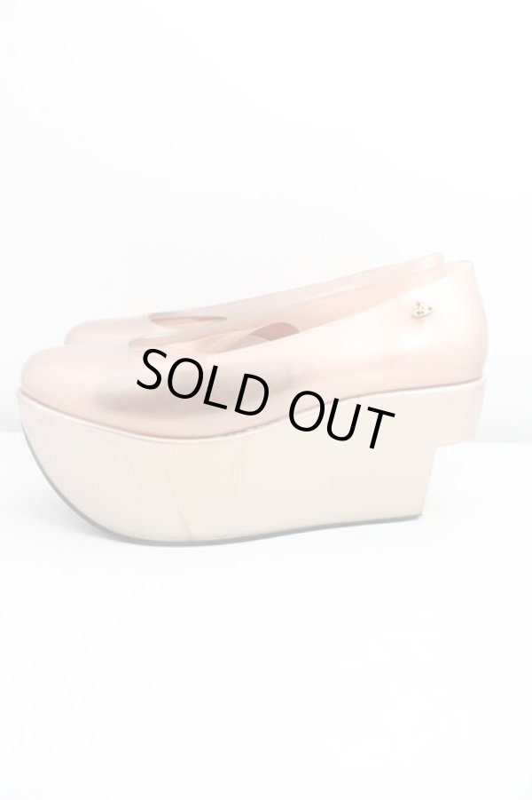 画像3: ヴィヴィアンウエストウッド×Melissa 中古 / メリッサロッキンホースバレリーナ EU39（24.5cm相当） ピンクゴールド  H-26-05-10-066-sh-OD-ZH (3)