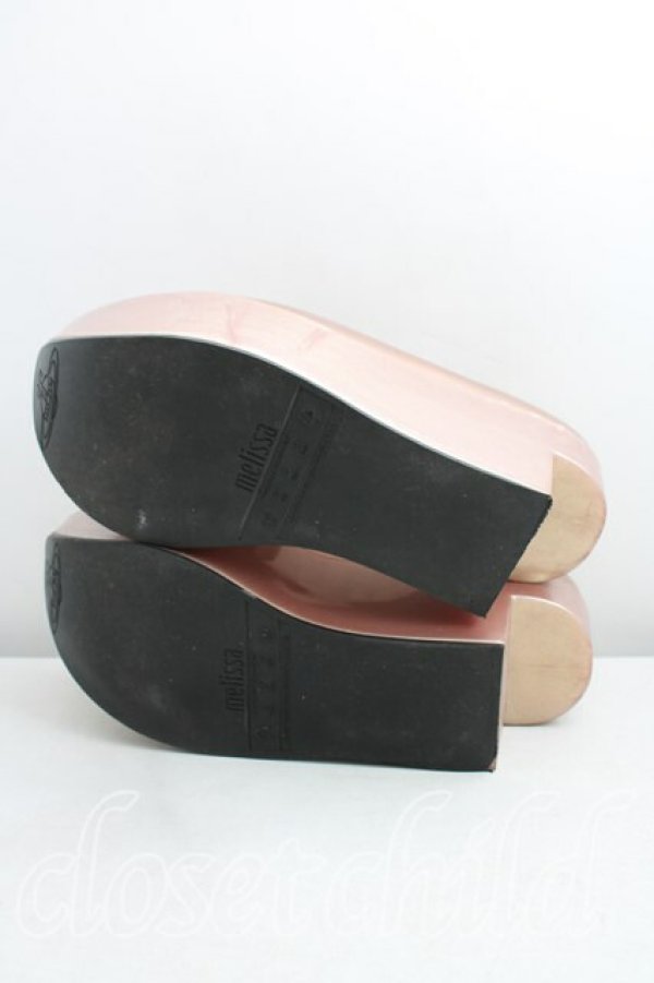 画像5: ヴィヴィアンウエストウッド×Melissa 中古 / メリッサロッキンホースバレリーナ EU39（24.5cm相当） ピンクゴールド  H-26-05-10-066-sh-OD-ZH (5)