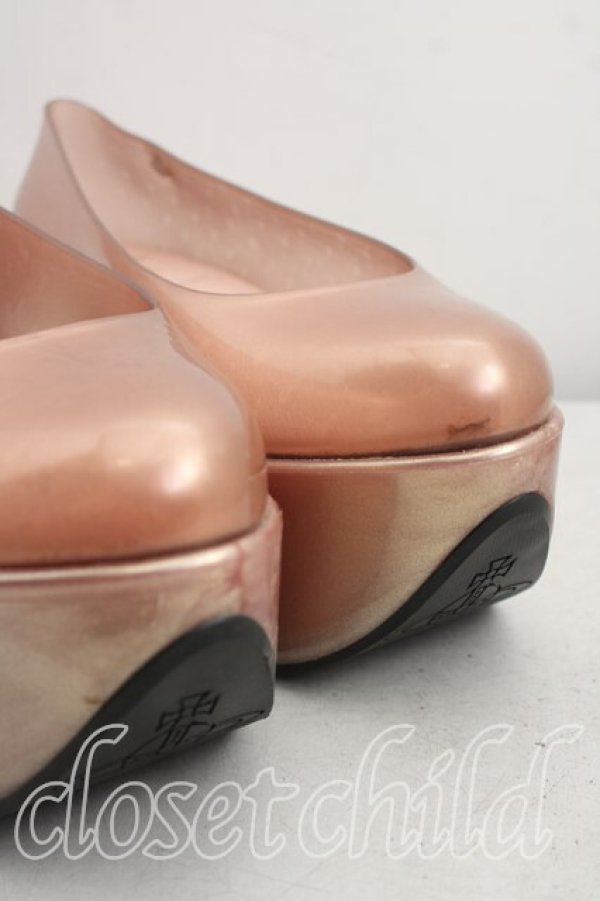 画像8: ヴィヴィアンウエストウッド×Melissa 中古 / メリッサロッキンホースバレリーナ EU39（24.5cm相当） ピンクゴールド  H-26-05-10-066-sh-OD-ZH (8)