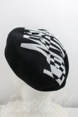 画像2: ヴィヴィアンウエストウッド 中古 / ロゴptベレー帽  黒  H-26-05-10-068-ha-OD-ZH (2)