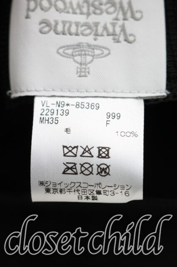 画像5: ヴィヴィアンウエストウッド 中古 / ロゴptベレー帽  黒  H-26-05-10-068-ha-OD-ZH (5)