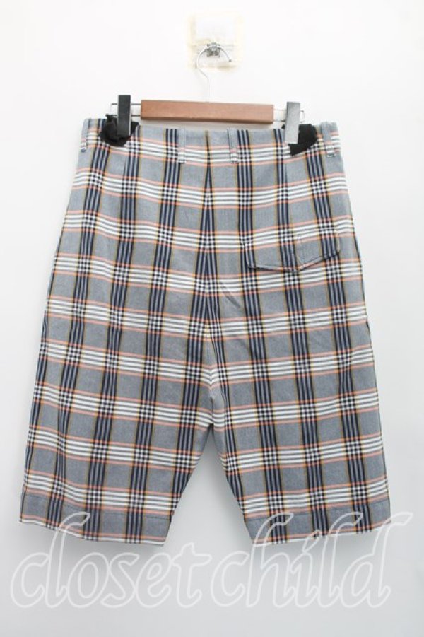画像2: ヴィヴィアンウエストウッド MAN 中古 / タータンチェックシャツハーフパンツ 44（メンズS相当）   H-26-05-10-011-pa-OD-ZH (2)