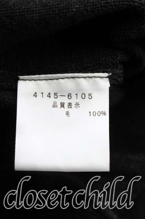 画像4: ヴィヴィアンウエストウッド MAN 中古 / クロック刺繍カーディガン 44（メンズS相当） 黒  H-26-05-17-025-to-OD-ZH (4)