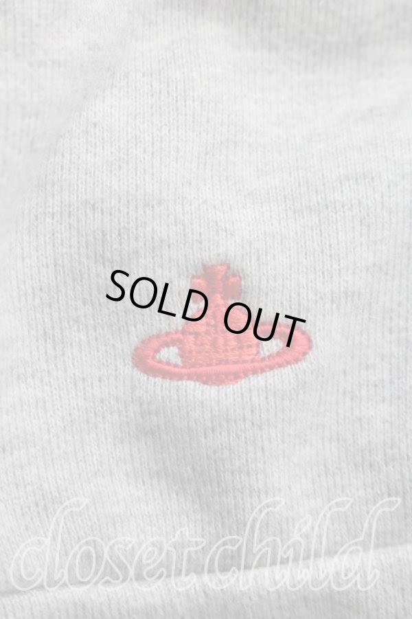 画像6: ヴィヴィアンウエストウッド 中古 / 単色オーブ刺繍スウェット 3（11号相当） 灰  H-26-05-17-027-to-OD-ZH (6)