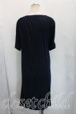 画像2: ヴィヴィアンウエストウッド 中古 / ギャザーカットソーワンピ 2（9号相当） 紺  H-26-05-17-030-op-OD-ZH (2)