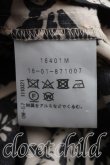 画像4: ヴィヴィアンウエストウッド 中古 / フラワーptタイフロントシャツ 2（9号相当） ベージュｘ黒  H-26-05-17-032-bl-OD-ZH (4)