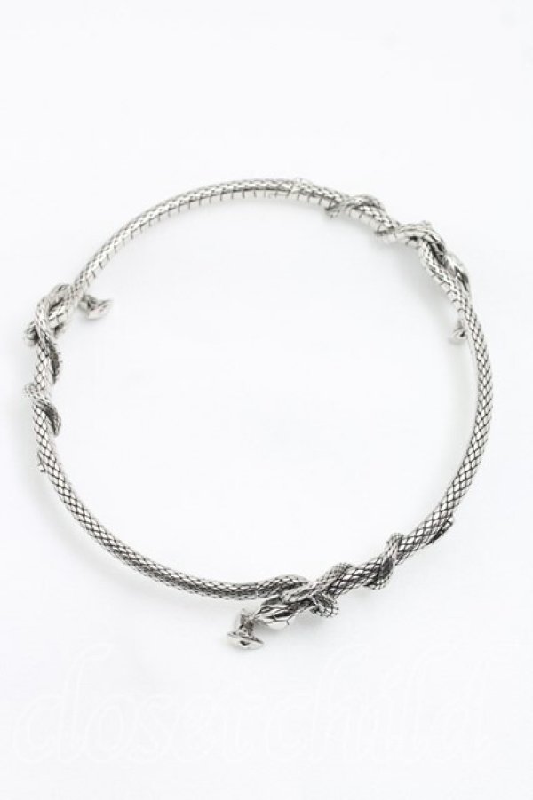 画像2: ヴィヴィアンウエストウッド 中古 / ALBANE CHOKER  シルバー  H-26-05-17-039-nl-OD-ZH (2)