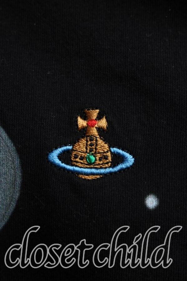画像5: ヴィヴィアンウエストウッド 中古 / PLANETS クラシックTシャツ M 黒  H-26-05-17-010-pa-OD-ZH (5)