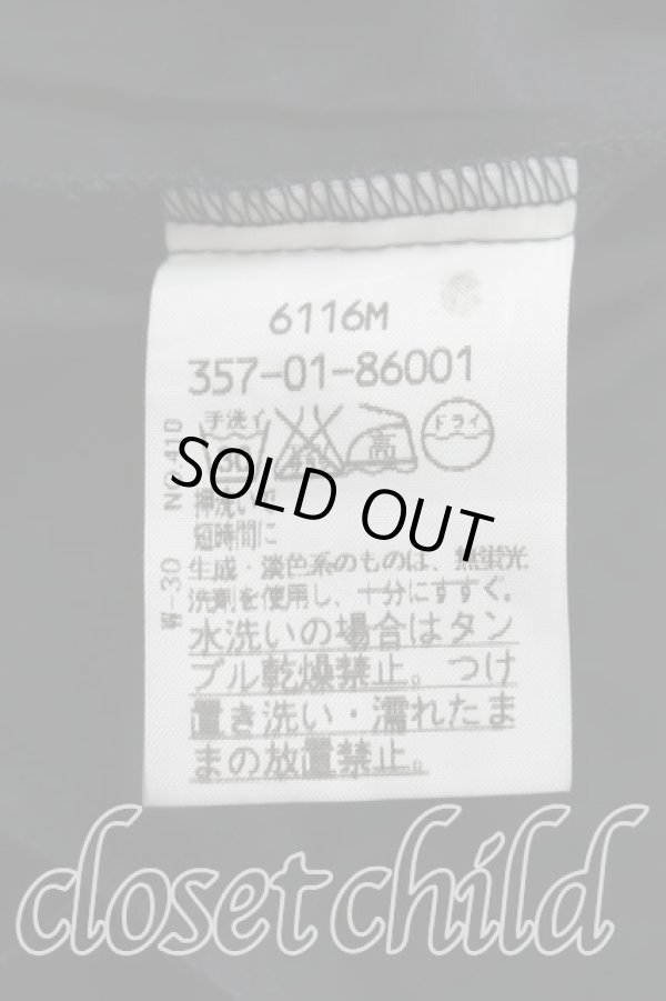 画像4: ヴィヴィアンウエストウッド 中古 / 単色オーブ刺繍シャツ 1（7号相当） 黒  H-26-05-24-025-bl-OD-ZH (4)