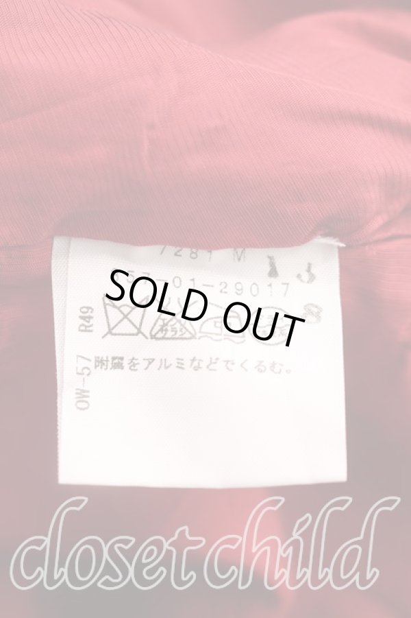 画像4: ヴィヴィアンウエストウッド 中古 / ウエストリボンイレギュラースカート 2（9号相当） 赤  H-26-05-24-030-sk-OD-ZH (4)