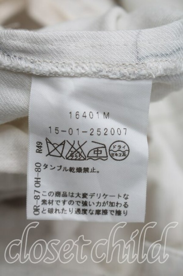 画像4: ANGLOMANIA 中古 / 格子ptカンガルースカート 38（M相当） 白  H-26-05-24-034-sk-OD-ZH (4)