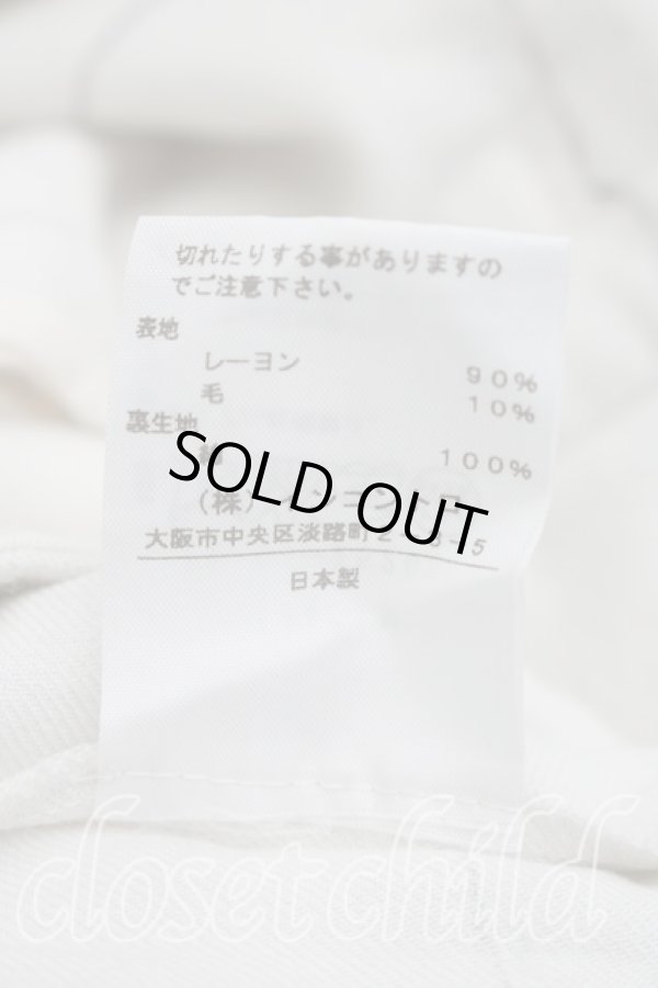 画像5: ANGLOMANIA 中古 / 格子ptカンガルースカート 38（M相当） 白  H-26-05-24-034-sk-OD-ZH (5)