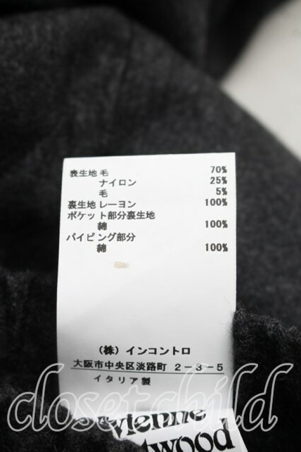 画像5: ヴィヴィアンウエストウッド 中古 / ウールスカート S 灰  H-26-05-24-036-sk-OD-ZH (5)
