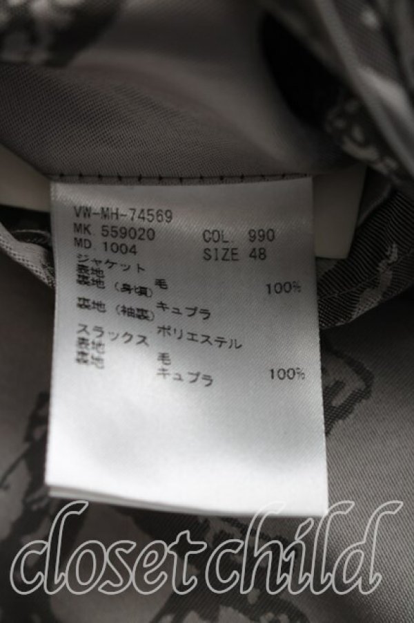 画像6: ヴィヴィアンウエストウッド MAN 中古 / DLジャケットセットアップ 48（メンズL相当） 黒  H-26-05-24-038-su-OD-ZH (6)