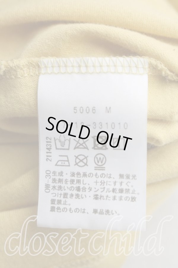 画像4: ヴィヴィアンウエストウッド 中古 / 単色オーブ刺繍Tシャツ 02（9号相当） 黄色  H-26-05-24-045-ts-OD-ZH (4)