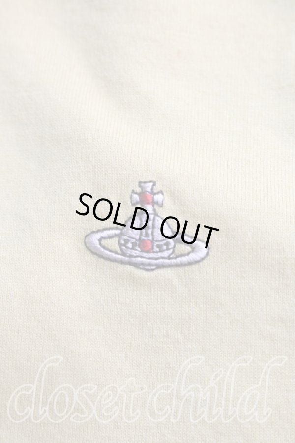 画像6: ヴィヴィアンウエストウッド 中古 / 単色オーブ刺繍Tシャツ 02（9号相当） 黄色  H-26-05-24-045-ts-OD-ZH (6)