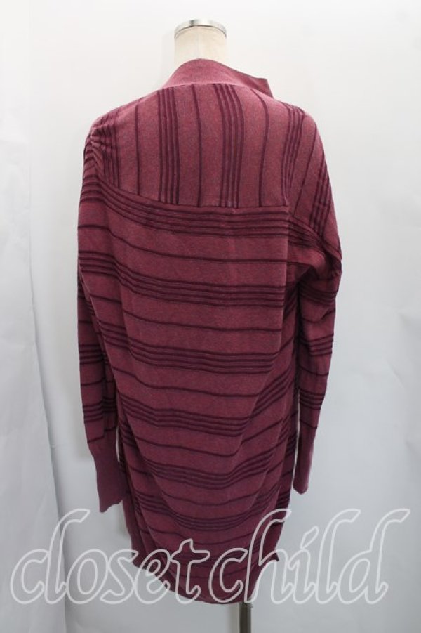 画像2: ヴィヴィアンウエストウッド 中古 / 単色オーブ刺繍ボーダーサマーニットワンピース 2（9号相当） ピンク  H-26-05-24-005-op-OD-ZH (2)