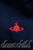 画像6: ヴィヴィアンウエストウッド 中古 / 単色オーブ刺繍アシメフロントジップ 2（9号相当） 紺  H-26-05-24-066-to-OD-ZH (6)