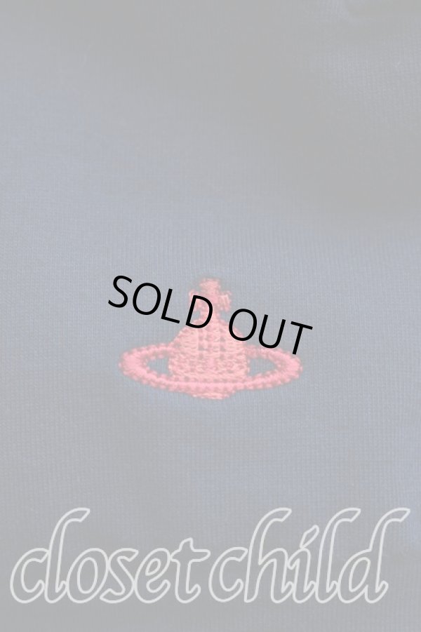 画像6: ヴィヴィアンウエストウッド 中古 / 単色オーブ刺繍アシメフロントジップ 2（9号相当） 紺  H-26-05-24-066-to-OD-ZH (6)