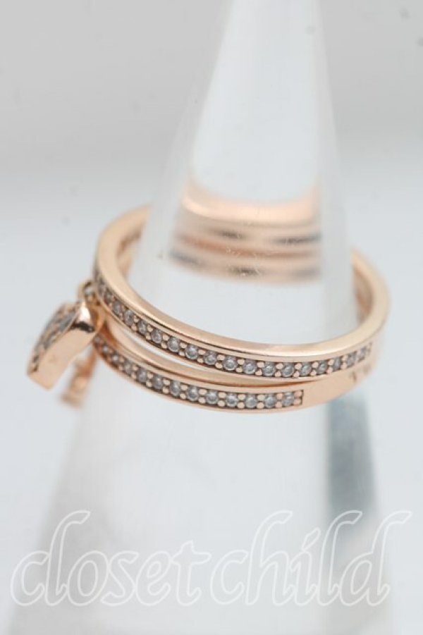 画像2: ヴィヴィアンウエストウッド 中古 / BRANDITAリングセット S(12号相当） ゴールド  H-26-05-24-084-rg-OD-ZH (2)