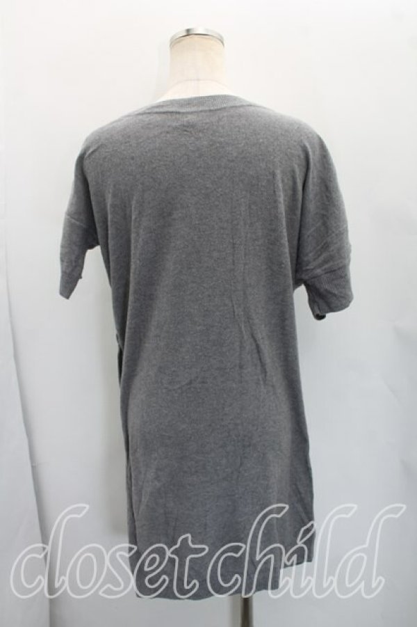 画像2: ヴィヴィアンウエストウッド 中古 / T.F.T.Lスカルワンピース 2（9号相当） 灰  H-26-05-24-008-op-OD-ZH (2)