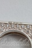 画像4: ヴィヴィアンウエストウッド 中古 / スクエアペイブリング S(11号相当） シルバー  H-26-05-24-092-rg-OD-ZH (4)