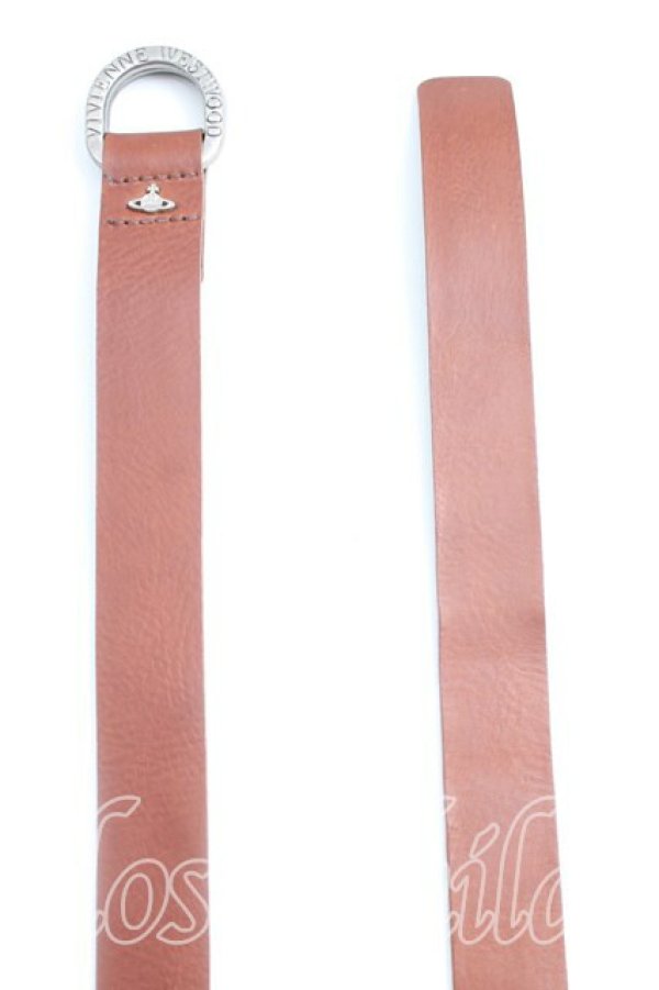 画像2: ヴィヴィアンウエストウッド 中古 / MASSOUDベルト  茶  H-26-05-24-093-gd-OD-ZH (2)