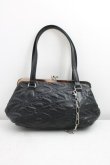 画像2: ヴィヴィアンウエストウッド 中古 / SAFETYPIN　hand bag  黒  H-26-05-24-094-ba-OD-ZH (2)