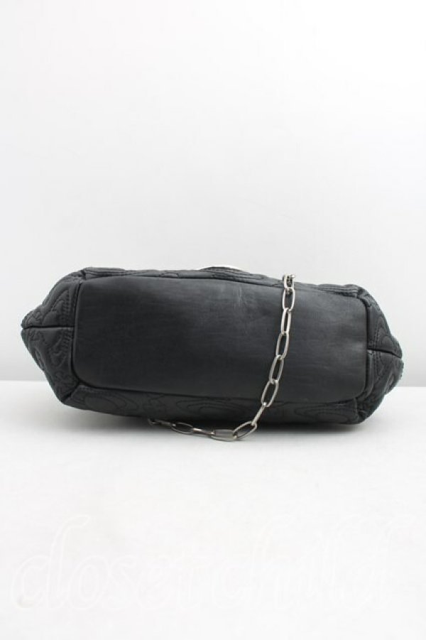画像3: ヴィヴィアンウエストウッド 中古 / SAFETYPIN　hand bag  黒  H-26-05-24-094-ba-OD-ZH (3)