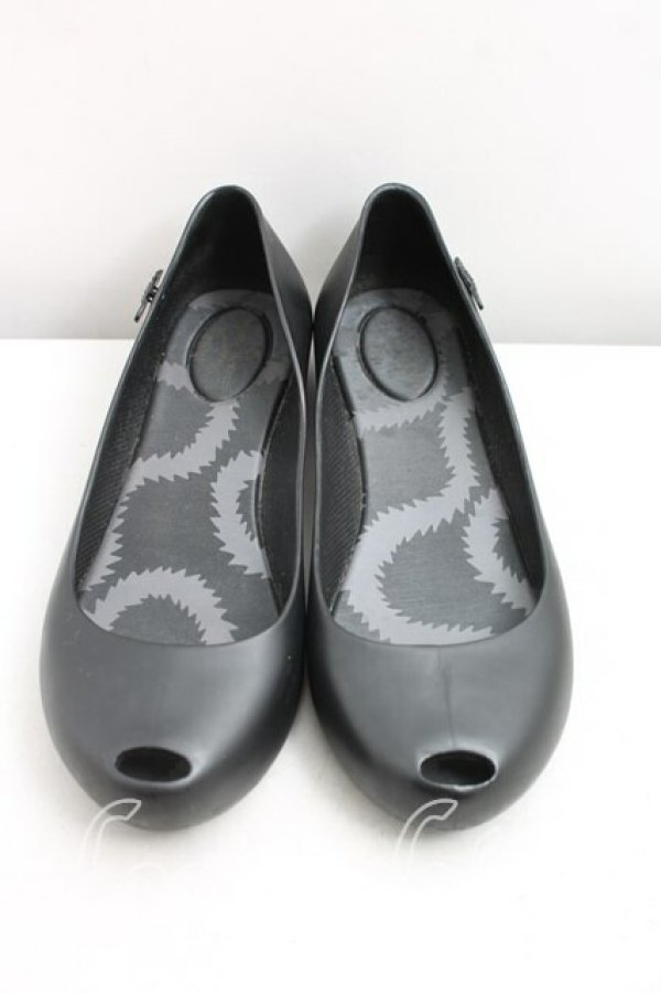 画像2: ヴィヴィアンウエストウッド×Melissa 中古 / ウルトラガール EU38（24〜24.5cm相当） 黒  H-26-05-24-095-sh-OD-ZH (2)
