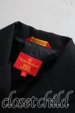 画像6: ヴィヴィアンウエストウッド 中古 / ストライプベッティーナジャケット 1（7号相当） 黒  H-26-05-24-001-jc-OD-ZH (6)
