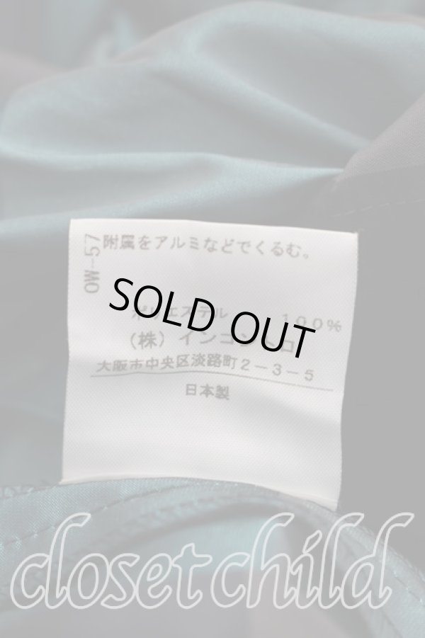 画像5: ヴィヴィアンウエストウッド 中古 / シャンタンブロックチェックドレス 2（9号相当） 緑  H-26-05-24-010-op-OD-ZH (5)