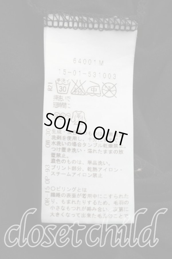 画像4: ANGLOMANIA 中古 / リーフpt変形カットソーワンピ S 黒  H-26-05-31-003-op-OD-ZH (4)