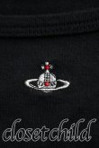 画像6: ヴィヴィアンウエストウッド 中古 / オーブ刺繍カットソー 03（11号相当） 黒  H-26-05-31-028-to-OD-ZH (6)