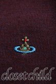 画像5: ヴィヴィアンウエストウッド 中古 / カラーオーブ刺繍カーディガン XS 茶  H-26-05-31-031-to-OD-ZH (5)