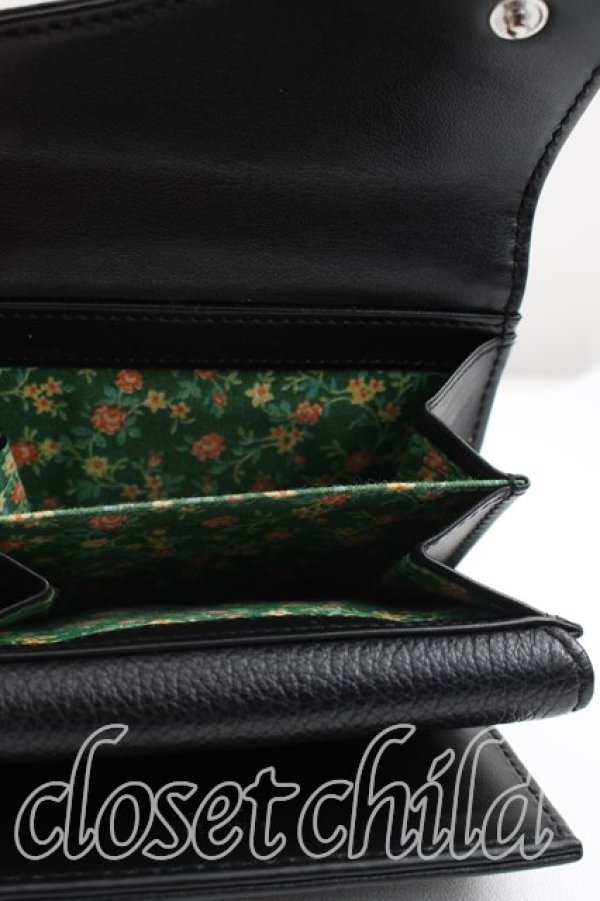 画像4: ヴィヴィアンウエストウッド 中古 / DOT SMALL DOUBLE FLAP  黒  H-26-05-31-047-wa-OD-ZH (4)